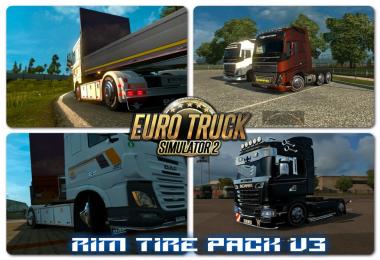 RIM & TIRE PACK v3 for ets2 1.24