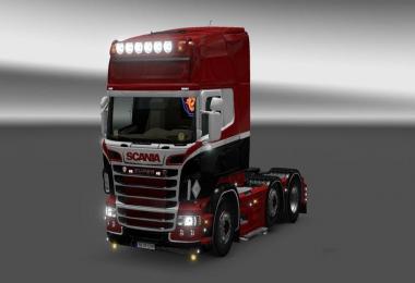 Scania RJL Red Beast Skin