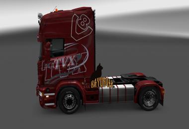 Scania R&S Topline  Vanhooren Xavier skin 1.24