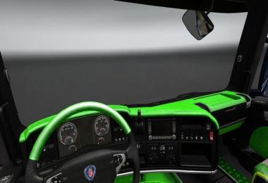 Scania Streamline Green Black Interior