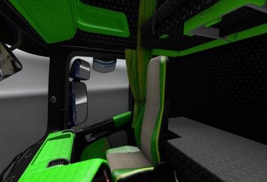 Scania Streamline Green Black Interior