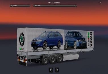 Skoda Octavia 2 VRS Trailer 1.24