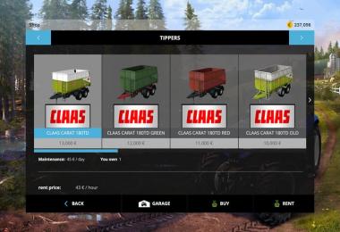 Claas Carat 180TD Pack v1.0.0