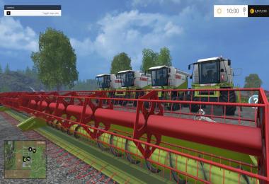 Claas lexion 580/600 pack v1.6