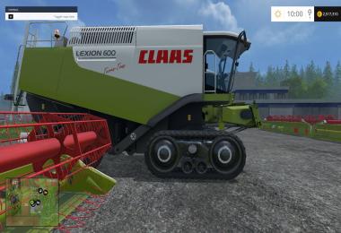 Claas lexion 580/600 pack v1.6