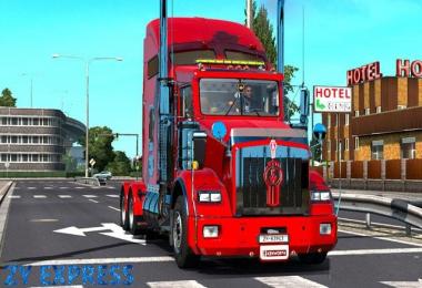 Kenworth T800 v2.3 Final + DLC for 1.24