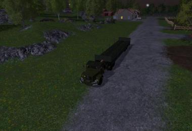 Magirus Deutz Jupiter tractor with semi-trailer v1.1