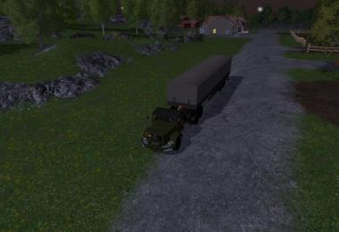 Magirus Deutz Jupiter tractor with semi-trailer v1.1