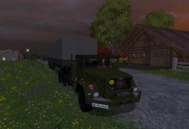 Magirus Deutz Jupiter tractor with semi-trailer v1.1