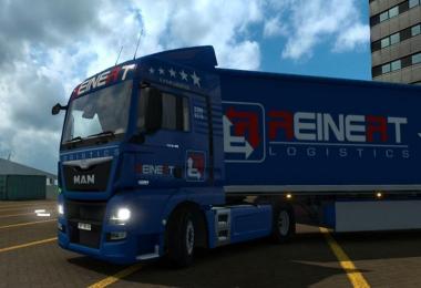 MAN TGX Euro 6 by Madster Reinert Logistic Skin