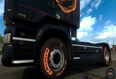 Scania Michelin V8 Tires