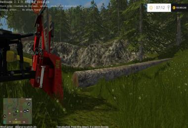 Functional forestry winch - krpan winch (beta)