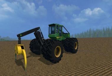 John Deere 748H v1.1 Winch BETA