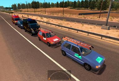 Large package of the Brazilian traffic for ETS 2 1.25