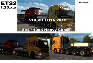 Volvo FH 2012 8x4 and 10x4 v8.2