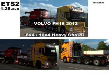 Volvo FH 2012 8×4 and 10×4 v8.1