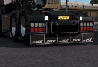 Backbumper custom V3 for RJL scania R & T and both 4 series