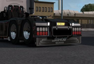 Backbumper custom V3 for RJL scania R & T and both 4 series