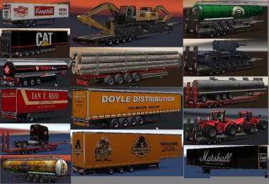 Chris45 Trailers Pack V7.031 for ETS2 V1.25