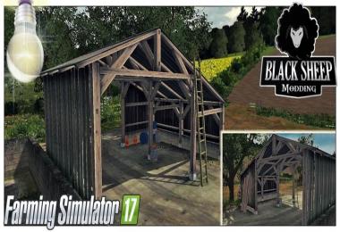 Old Shed With Light placeable v1.0