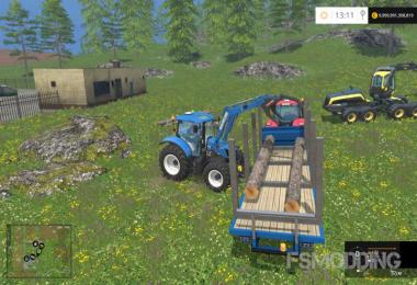 Stewart 15ft Bale Trailer v1.0 UAL