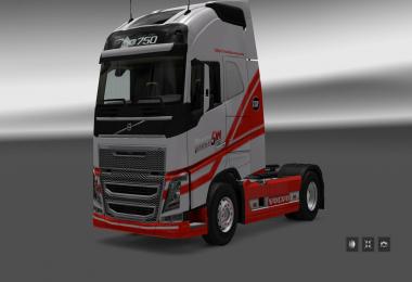 Trucksim skin for Volvo FH16 1.25