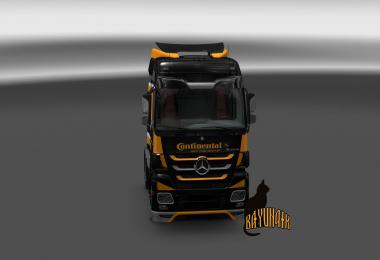 Mersedes Benz Actros MP3 Continental skin pack 1.26