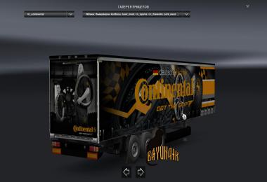 Mersedes Benz Actros MP3 Continental skin pack 1.26