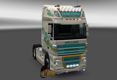 DAF XF 105 50k Frans Kuiper skin 1.25