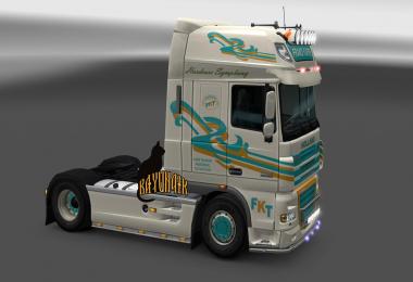 DAF XF 105 50k Frans Kuiper skin 1.25