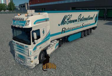 DAF XF 105 by 50k McGeown skin 1.25