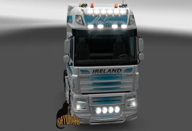 DAF XF 105 by 50k McGeown skin 1.25