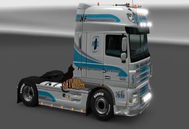 DAF XF 105 by 50k McGeown skin 1.25