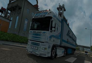 DAF XF 105 by 50k McGeown skin 1.25