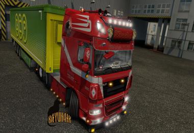 DAF XF 105 by Stanley Weeda skin 1.25