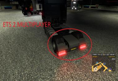 DAF XF Rear Bumper (Multiplayer) Holland Style v1