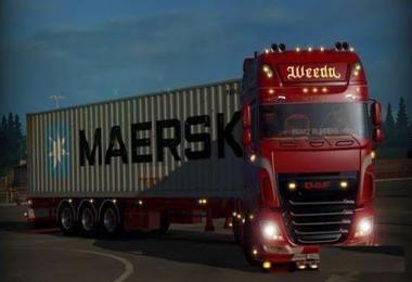 DAF XF 106 Weeda + D-TEC Container Pack