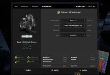 Deutz Fahr Series 9 Designer Edition v1.1