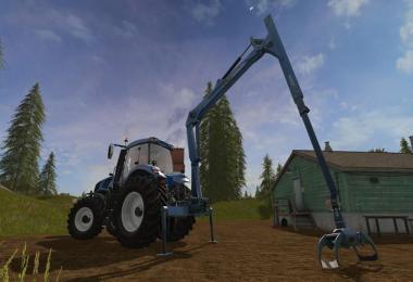 Epsilon Palfinger M80F Mounted Crane for Tractors v1.1