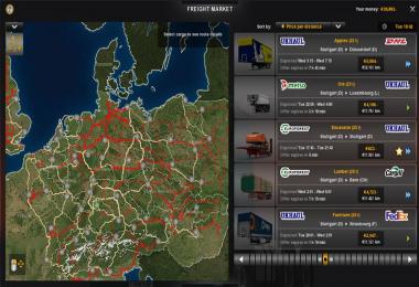 ETS2 Colour Map 1.25.3