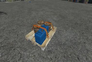 Euro pallet with belts v1.0