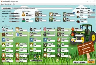 Farming Simulator 17 Savegame Editor v2