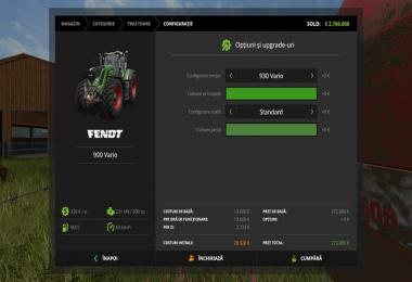 Fendt 900 Series with rim and Body Color Choise v1