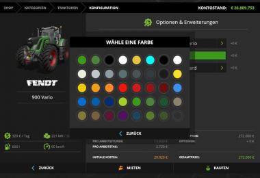 Fendt 900 Vario color choice v1.2