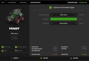 Fendt 900 Vario color choice v1.2