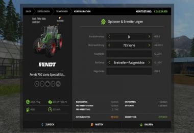 Fendt Vario 700 Special Edition v1.0