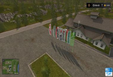 FS17 Placeable Flags v1.1