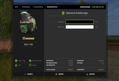 Krone Big X1100 v2.0