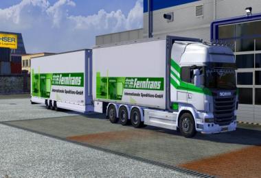 Mega Tandem Trailer v3.0 ETS2 1.25.x