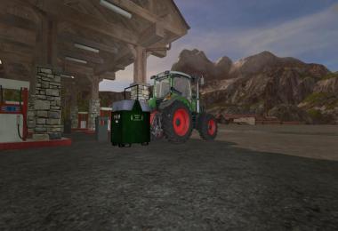 Mobile 800L diesel tank for the forest v1